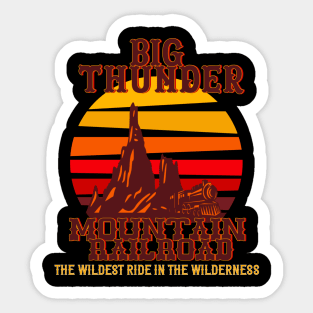 Big Thunder Railroad Company Sticker